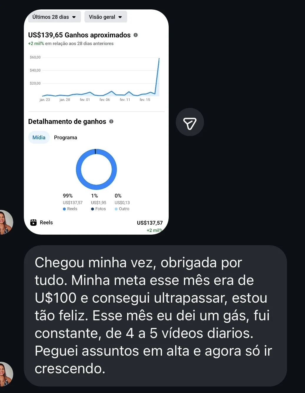 Ganhos 1