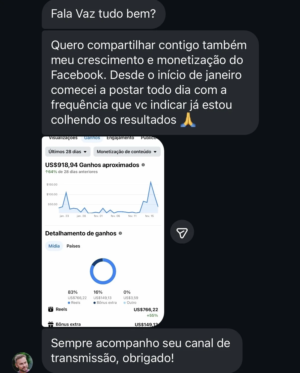 Ganhos 3